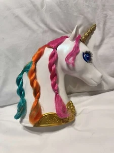 BARBIE DREAMTOPIA Unicorn Styling Head Hair Glitter Sparkle Gold Mattel 2013 - Picture 1 of 11