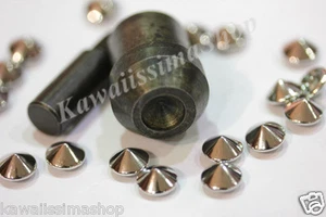 Punta per Torchietto pressa manuale per applicazione borchie A CONO RIVETTO 8mm - Picture 1 of 1