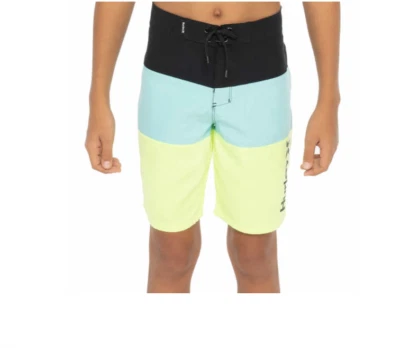 Hurley Kids' Youth Logo Boardshorts w/ Drawcord & Flap back pocket! NWT! - Image 1 of 4