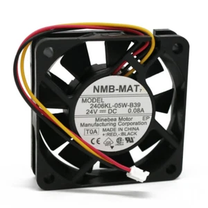 NUEVO NMB 2406KL-05W-B39 6015 6cm 24V 0.08A Ventilador de Refrigeración Inversor 3 Hilos - Imagen 1 de 2