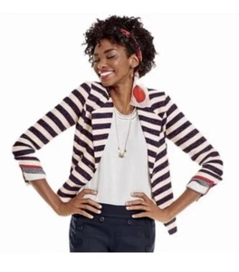 Cabi Blazer Womens SZ 6 Cruise Jacket Striped Double Breasted Nautical 5094 NWT - Picture 1 of 20