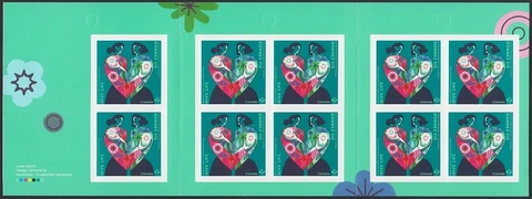 ORGAN and TISSUE DONATION = Booklet of 10 stamps MNH Canada 2022 Cover