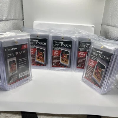 Ultra Pro One-Touch Magnetic Card Holder 35pt,55pt,75pt,100pt,130pt Total of 25