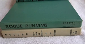 VINTAGE TWO MEN IN TWENTY & ROGUE RUNNING by MAURICE PROCTOR -HC -cr 1964 & 1966 - Picture 1 of 5