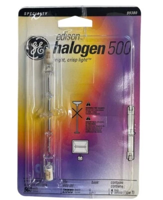 GE 19382 STANDARD 500W/120V LIGHT BULB (5 Pack) - Image 1 of 4