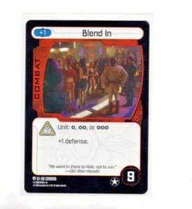 2008 WhizKids Star Wars Pocketmodel TCG Scum & Villainy  #1 - Blend In Common - Picture 1 of 2