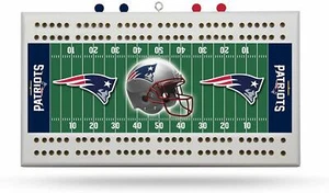 Tablero de cribage de los New England Patriots de la NFL, NUEVO - Imagen 1 de 1