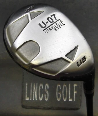 Unbranded U-07 U5 25° 5 Hybrid Stiff Graphite Shaft Chaucer Grip - Image 1 of 4