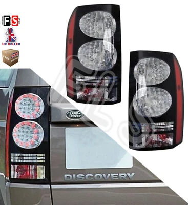 FLS LAND ROVER DISCOVERY 3 & 4 NEW REAR LIGHT TAIL LIGHTS BLACK LED -2014 UPGRADE 3