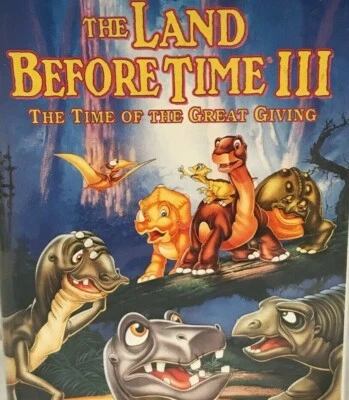 The Land Before Time III HIFI VHS 82413 Dinosaurs for Kids Great Children Movie - Image 1 of 4
