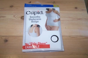 NIP Cupid Women's White Shaping Camisole Firm Control " No side Show" SZ MED - Picture 1 of 2