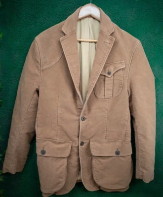 Chaqueta Polo Ralph Lauren Moleskin Norfolk Para Hombre Talla M Marrón Caza Foto 1 de 4