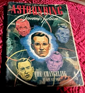 Astounding Science Fiction April 1944 Pulp Magazine John W Campbell VERY RARE - Picture 1 of 5