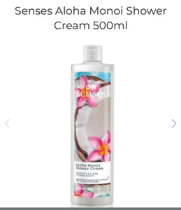 3 X Avon Senses Aloha Monoi Shower Cream 500ml Each - Picture 1 of 1