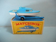 LESNEY MATCHBOX 9D Boat and trailer excellent condition in original E4 box 