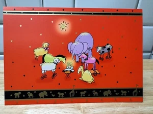 Cartoline di Natale vintage Hallmark, 12 presepi anni 70-80 nuove - Foto 1 di 8