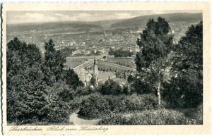 AK SAARBRÜCKEN Blick vom Winterberg 1938 Kirche - Picture 1 of 1