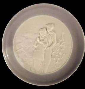 Piatto miniatura da collezione "Melodie di Natale" porcellana Lladro 1994 - Foto 1 di 4