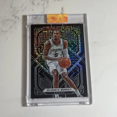 Estuche Panini Obsidian Dejounte Murray 2020 1/1 Spurs Hit SSP Prizm Foto 1 de 4
