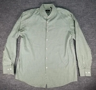 Camisa social boss hugo boss verde xadrez Gingham GG - Imagem 1 de 4
