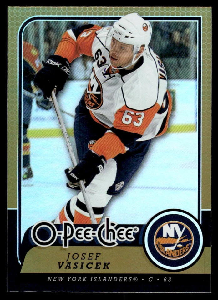 2008-09 O-Pee-Chee Gold Josef Vasicek New York Islanders #46 - Image 1 of 2