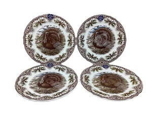 ROYAL STAFFORD 4 TURKEY THANKSGIVING SPEISETELLER GESCHIRR - Bild 1 von 4