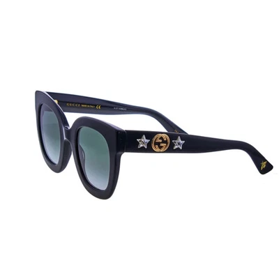 Gafas de sol para mujer Gucci gris cuadradas 49 mm GG0208S-001-SD Foto 1 de 4