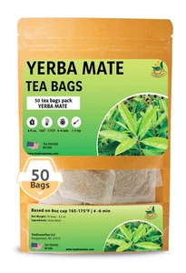 Yerba Mate Teebeutel - Energetisierend & Antioxidativ, Koffeinfrei, USA, TeaDreamTea - Bild 1 von 16