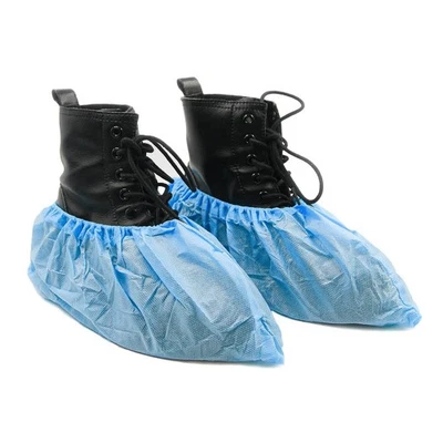 200-500 Pcs Anti-Skid Disposable Shoe Covers Waterproof PP+PE Boot Cover ‎Large - Imagem 1 de 4
