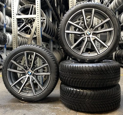 4x Original BMW Winterräder 225/45 R18 95H - für 3er G20 G21 4er G22 G23 2601 - Bild 1 von 3
