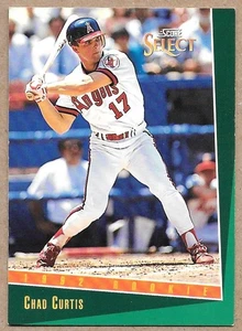 1993 Select #290 Chad Curtis California Angels - Picture 1 of 2