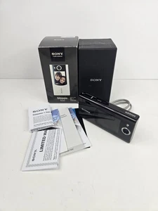 Sony Bloggie Duo 5.1MP HD Snap Camcorder 4GB Dual Screen MHS-FS2 Violet W/ Box - Picture 1 of 12
