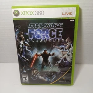 Star Wars: The Force Unleashed Microsoft Xbox 360 CIB Complete with Manual - Foto 1 di 4