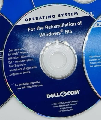 Dell Inspiron 4000 Recovery / Reinstallation CD Set Windows ME Treiber Utilities - Bild 1 von 2