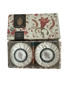 Jabón de neroli granada La Florentina Melograno 2 barras 4 OZ Italia nuevo - Imagen 1 de 2