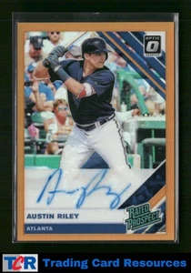 2019 Donruss Optic #RPS-AR Austin Riley Rated Prospects Orange #/99 Auto - Picture 1 of 2