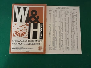 W &H  CATALOGUE  OF SCALE MODEL EQUIPMENT &  ACCESSORIES - Picture 1 of 1