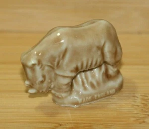 Wade Whimsies - Brown Rhinoceros - Red Rose Tea - Small Figurine - England - Picture 1 of 5