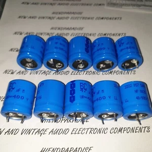 NUEVO BC 057 47UF 400V 22x25mm HI END TUBO AMPLIFICADOR CONDENSADORES PARA AUDIO! ¡10 piezas! - Imagen 1 de 5