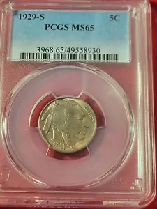 PC Buffalo Nickel de la década de 1929 MS65 - Imagen 1 de 6
