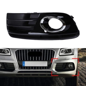 Fit Audi Q5 2013-2017 Left Side Front Bumper Fog Light Grill Grille Cover Trim - Picture 1 of 7