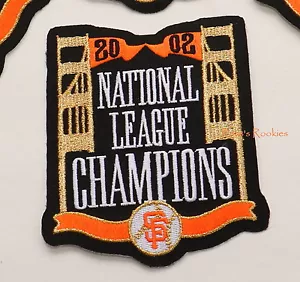 SAN FRANCISCO GIANTS 2002 NL CHAMPIONS MLB PATCH - Foto 1 di 1