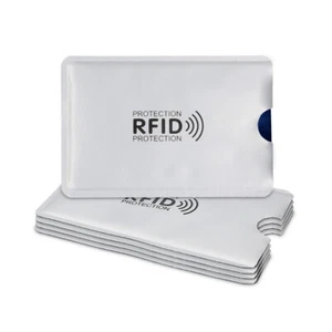 5x Credit Card Sleeves Holder Inserts with RFID Blocker for ID, Debit Cards - Picture 1 of 8