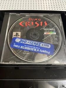 Dino Crisis (Sony PlayStation 1, 1999) Rare Blockbuster Clamshell Box - Picture 1 of 3