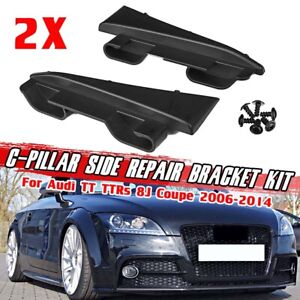 For Audi TT 8J MK2 Coupe 06-14 C-Pillar Parcel Shelf Support Bracket Repair Kit