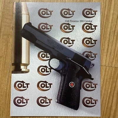 1988 Colt Firearms Dealer Brochure Catalog 44 Magnum ACP 380 223 357 King Cobra - Image 1 of 4