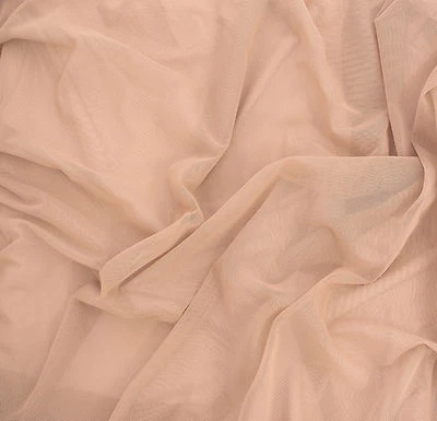 NUDE SKIN 4 WAY STRETCH SHEER NET POWER MESH BODY STOCKING DANCE WEAR FABRIC NEW