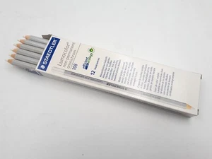 Caja de 12 unidades de lapices Staedtler lumocolor no permanente 108 blanco - Picture 1 of 5