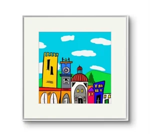 UDINE Collezione Il Giro D’Italia. Stampa 20x20 FINE ART Delle Città Italiane - Foto 1 di 1