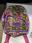 VINTAGE 90's Nickelodeon RUGRATS Pink Vinyl Backpack VIACOM Tommy Chucky Reptar